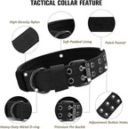 Tactical Dog Collar Military Adjustable Dog Collars Soft Nylon Training Collar - Image 4
