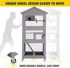 Aivituvin Bird Cages Outdoor Bird Aviary Indoor Parakeet Cage - Image 2