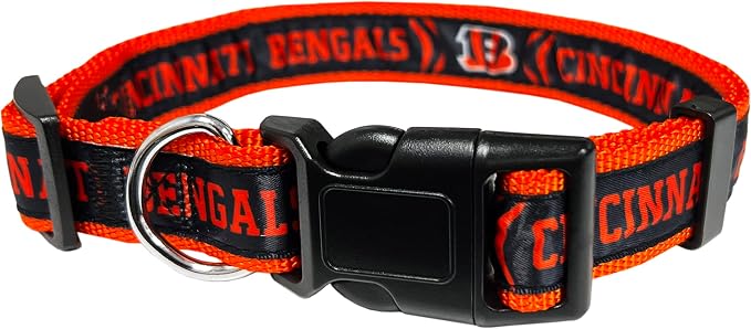 NFL PET Collar Cincinnati Bengals Dog Collar, Medium Football Team Collar by PETSFIRST