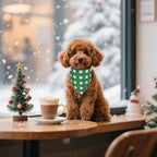 ADOGGYGO Christmas Dog Bandanas 2 Pack, Reversible Santa Snowman Xmas Pet Scarf - Image 3
