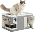 Large Cat Houses for Indoor Cats, Extra Wide Cat Cave Bed by Unknown