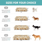 Cute Dog Bed for Large Dogs, Faux Rabbit Fur Orthopedic Foam Dog Bed - Image 3