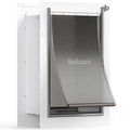 Baboni Pet Door for Wall, Steel Frame and Telescoping Tunnel, Aluminum Lock by Baboni