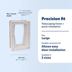 PetSafe Electronic Pet Door Wall Conversion Kit - Image 3