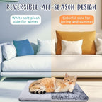 VitalCozy 2 Pack Self Warming Cat Mat Self Heating Pad Bed Reversible Machine - Image 4