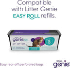 Litter Genie Easy Roll Cat Litter Disposal Pail | Odour Control, Refill Bags & - Image 9