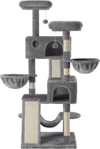 SHA CERLIN 65in Larger Cat Tree Tower Condo - Image 9