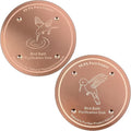 2 Pcs Bird Bath Copper Disk | 99.99% Pure Copper Plate & Birdbath Disk | 0.6mm by Unknown