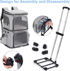 Extra Large Double-Compartment Pet Carrier Backpack - Image 5