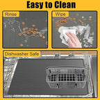 51.2"x25.6" Largest Dog Food Mat, XXXXL Silicone Dog and Cat Mat - Image 6