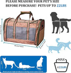 Soft-Sided Kennel Pet Carrier for Small Dogs, Airline Approved Cat Carriers Dog - Image 3