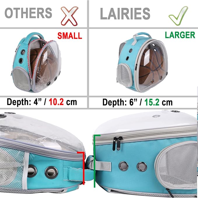 Portable Small Animal Backpack Travel Breathable Pet Carrier Bag Cages - Image 5