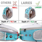 Portable Small Animal Backpack Travel Breathable Pet Carrier Bag Cages - Image 3