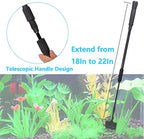Carefree Fish 7IN1 Aquarium Cleaning Tools Long Handle Adjustable Length - Image 3