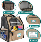 PetAmi Dog Backpack Carrier for Small Large Cat, Ventilated Pet Hiking Backpack - Image 3