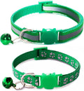 Green Breakaway Kitten Collar by HimyBB