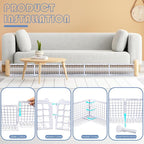12 Pcs Under Couch Blocker for Bed Adjustable Furniture Plastic Under Bed - Image 3