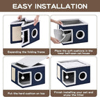Cat Beds for Indoor Cats, Large Cat Cave - Image 5