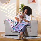Luciphia 1 Pack 6 Dog Blankets Cat Soft Fluffy Fleece Pet Blanket Warm Cute - Image 4