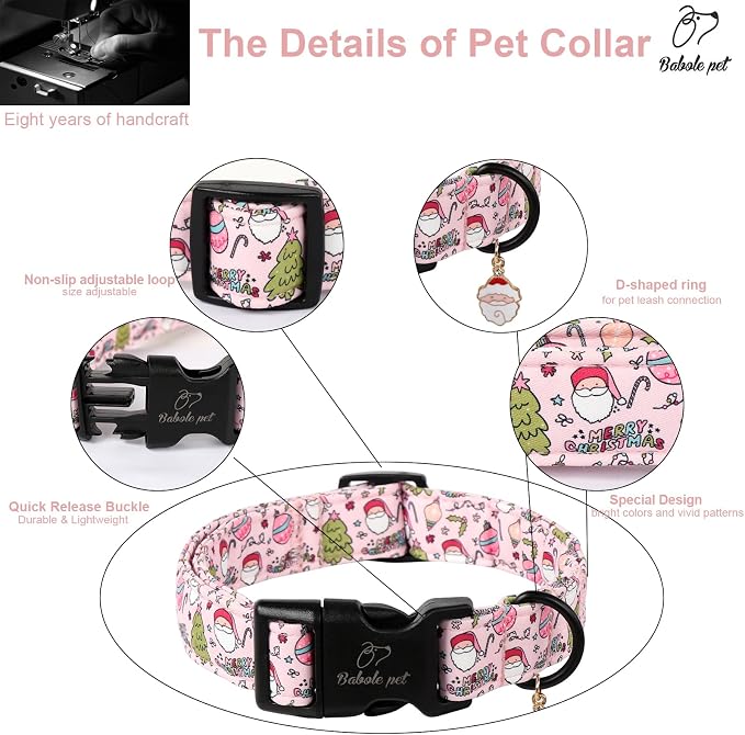 Christmas Dog Collar for Giant Large Dogs - Image 4