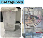 ASOCEA Large Bird Cage Seed Cather, Bird Cage Cover Adjustable Soft Airy Skirt - Image 6