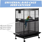 Bird Cage Netting Seed Catcher Adjustable Bird Cage Skirt Seed Catcher Large - Image 7