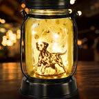 Dalmatian Gifts for Women/Men Dalmatian Solar Lanterns Mom Birthday Spotted Dog by kyoryuger