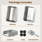 Stainless Steel Sifting Litter Box - Image 6