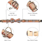 Yizepet Dog Collar with Bow Tie- Adjustable pet Collar - Image 3