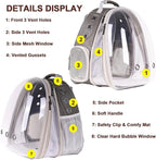 Front Extension Cat Backpack Carrier Cage - Image 7