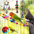 Bird Swing Standing Chewing Training Hanging Toy Hammock Climbing Ladder - Image 2