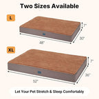 Veehoo Orthopedic Memory Foam Dog Bed, 7 Inch Thick Extra Large XXL Dog Bed - Image 4