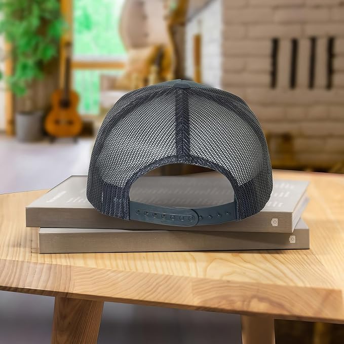 Custom Dog Photo Engraved Trucker Hat Leather Patch, Personalized Hat - Image 3