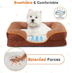 Sweetcrispy Orthopedic Dog Bed, Large Memory Foam Puppy Cat Bed - Image 4
