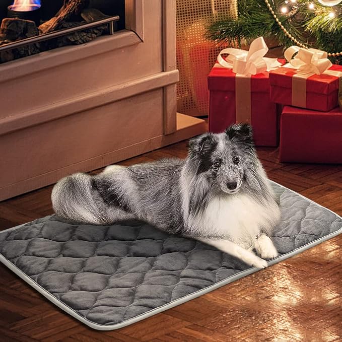 ULIGOTA Self Warming Cat Bed Self Heating Cat Mat Thermal Pet Bed Mat - Image 4