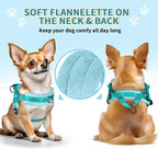 SlowTon No Pull Small Dog Harness and Leash Set, Puppy Soft Vest Harness Neck & - Image 2