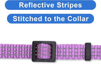 Pawtitas Reflective Purple Cat Collar - Image 4