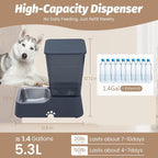 Automatic 5.4L/1.4Gal Pet Waterer, Pet Automatic Dog Water Dispenser Gravity - Image 5