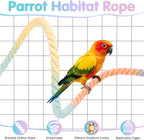 Bird Perch Rope, Interactive Birds Cage Accessories - Image 3