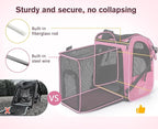 Pecute Cat Backpack Carrier Expandable, Pet Backpack - Image 2