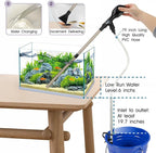 hygger Small Gravel Vacuum for Aquarium, Manual 80GPH Aquarium Gravel Cleaner - Image 4