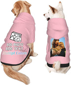 Custom Dog Hoodie Add Your Design Soft & Warm Personalized Photo Text Logo Name by Custom