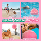 HETOO Large Dog Tennis Balls: 9.5 inch Pink Dog Toys- Giant Big Outdoor Dog - Image 6