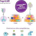 Catstages Tower of Tracks Cat Toy – 3-Level Track Tower - Image 6