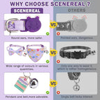 SCENEREAL Cat Bandana Collar for Birthday - Image 7