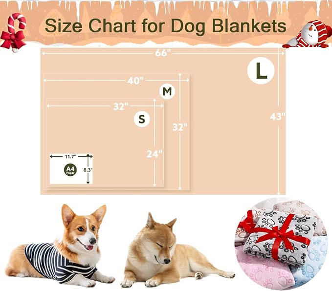 Stuffed Beige Premium Soft Dog Blankets - Image 5