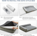 BFPETHOME Orthopedic Dog Beds for Large Dogs-Waterproof Sofa Pet Bed - Image 5
