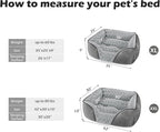 INVENHO XX-Large Dog Bed Rectangle Washable Orthopedic Soft Calming Sleeping - Image 3