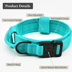 Tactical Dog Collar, Adjustable Military Training Nylon Dog Collar - Image 2