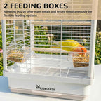 14.6" Portable Travel Bird Cage, Parrot Cage, Ample Room - Image 5